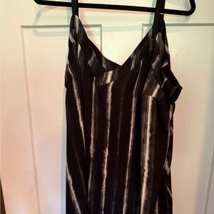 Torrid Black and White Abstract Dress